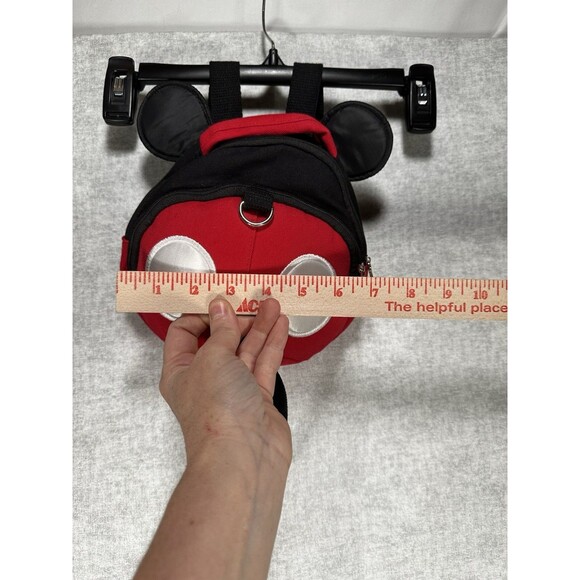 9” Ladybug Backpack For Kids Black and Red 2 Zipper Pockets Small - Picture 6 of 6